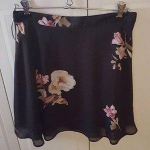 🎀Flower/black skirt🎀